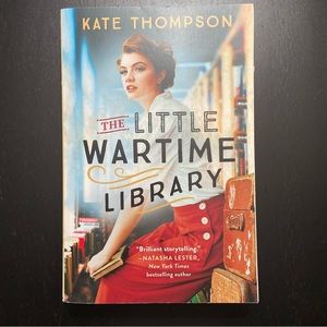 The Little Wartime Library by Kate Thompson Novel Book